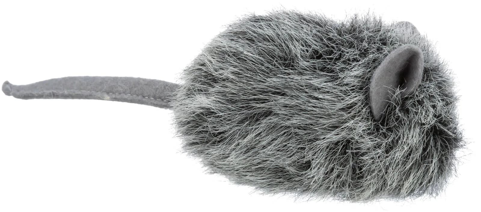Trixie Zestaw myszy, dla kota, plusz, 9 cm, z kocimiętką, 30 szt/OPAK
