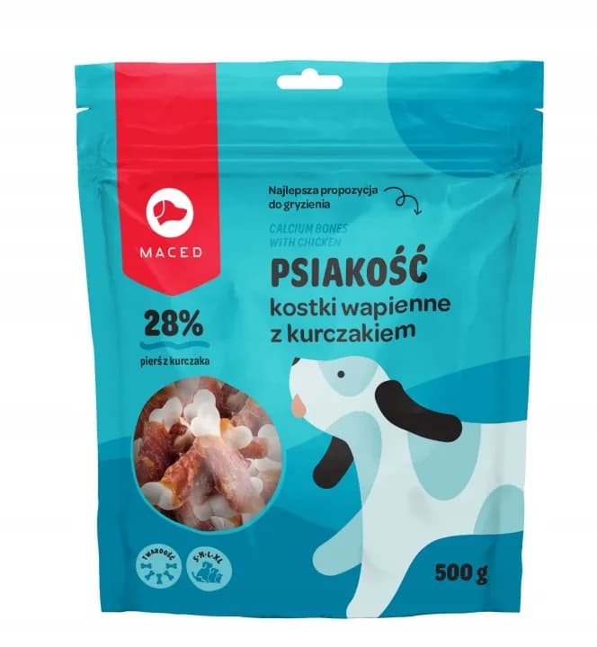 Maced Psiakość Kostki Wapienne z Kurczakiem 500 g