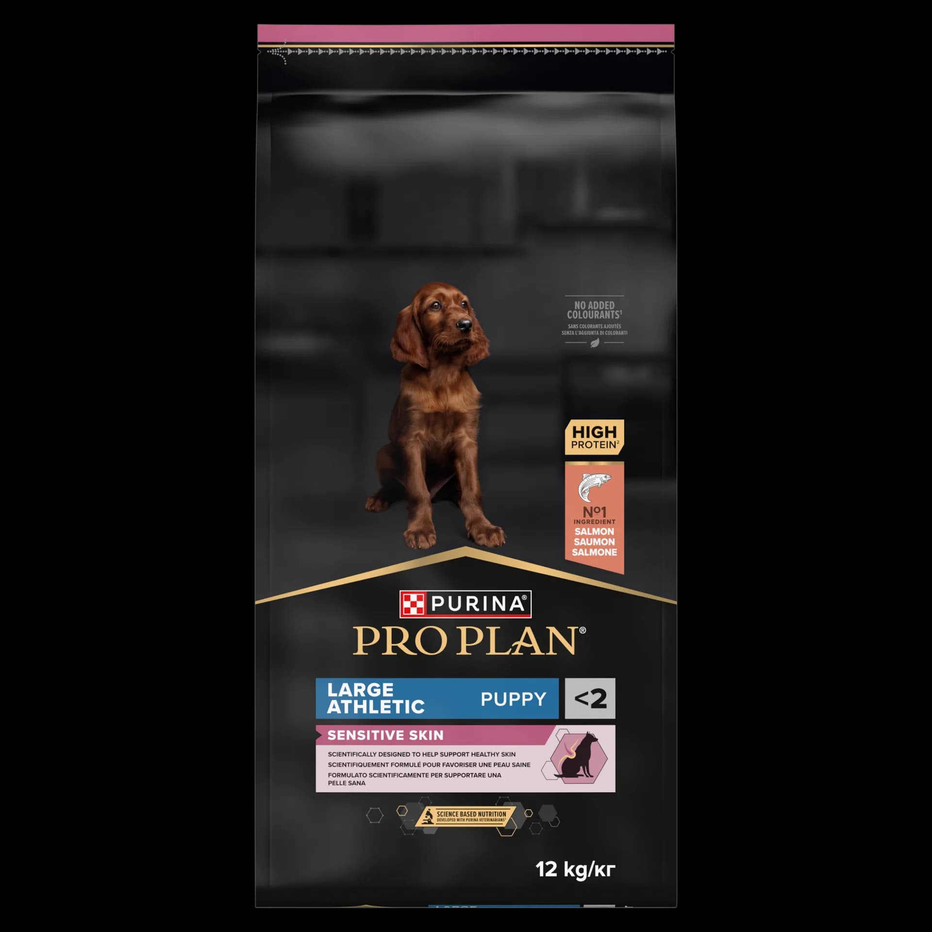 PRO PLAN Sensitive Skin Large Athletic Puppy Karma dla szczeniąt bogata w łososia 12 kg