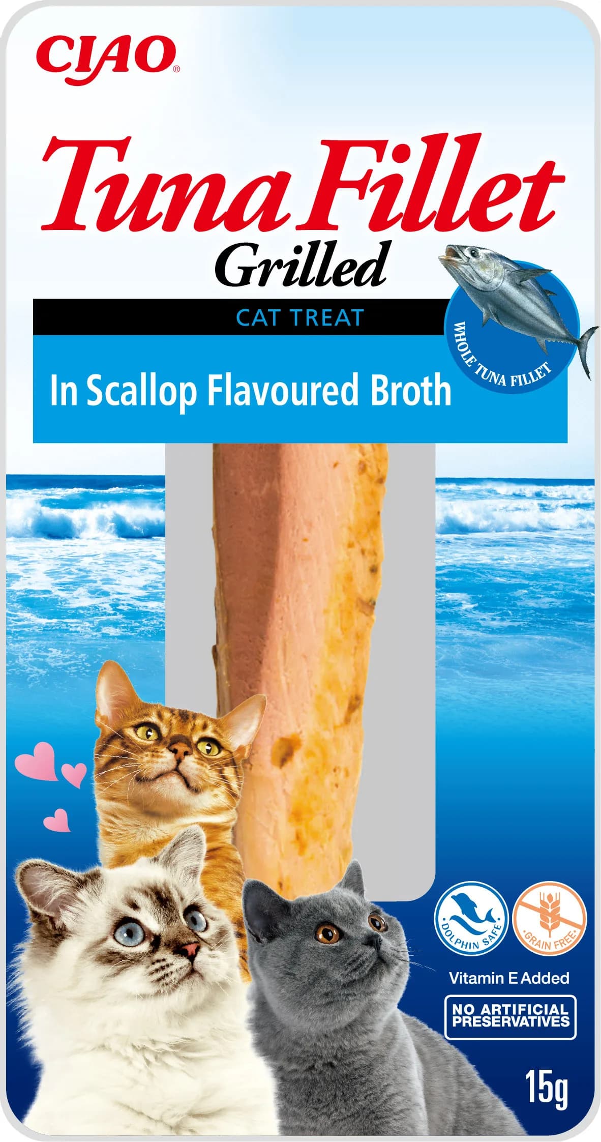 INABA CAT TUNA FILLET IN SCALLOP BROTH 15 g
