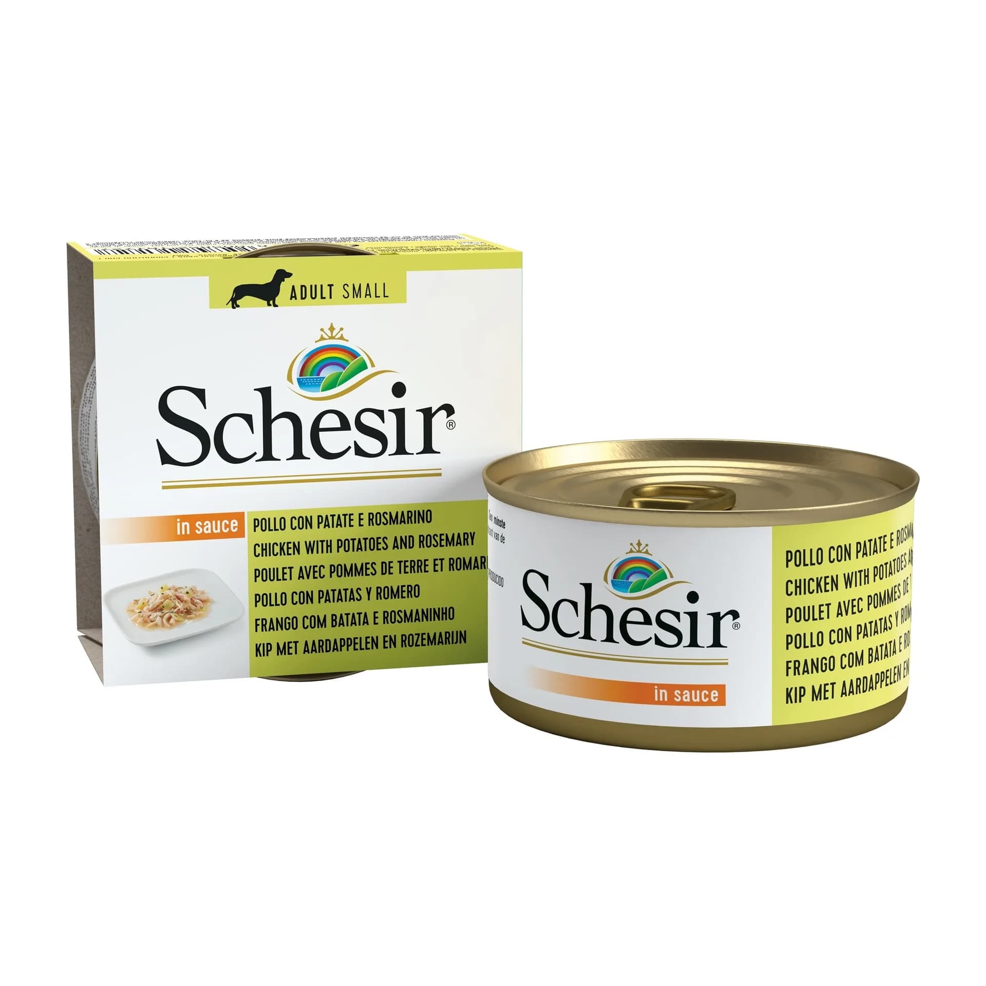 Schesir Karma mokra dla psa kurczak ziemniaki rozmaryn 85 g