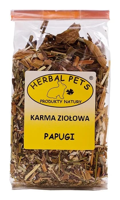 Karma ziołowa dla papug 40 g - uzupełniająca karma dla ptaków Herbal Pets