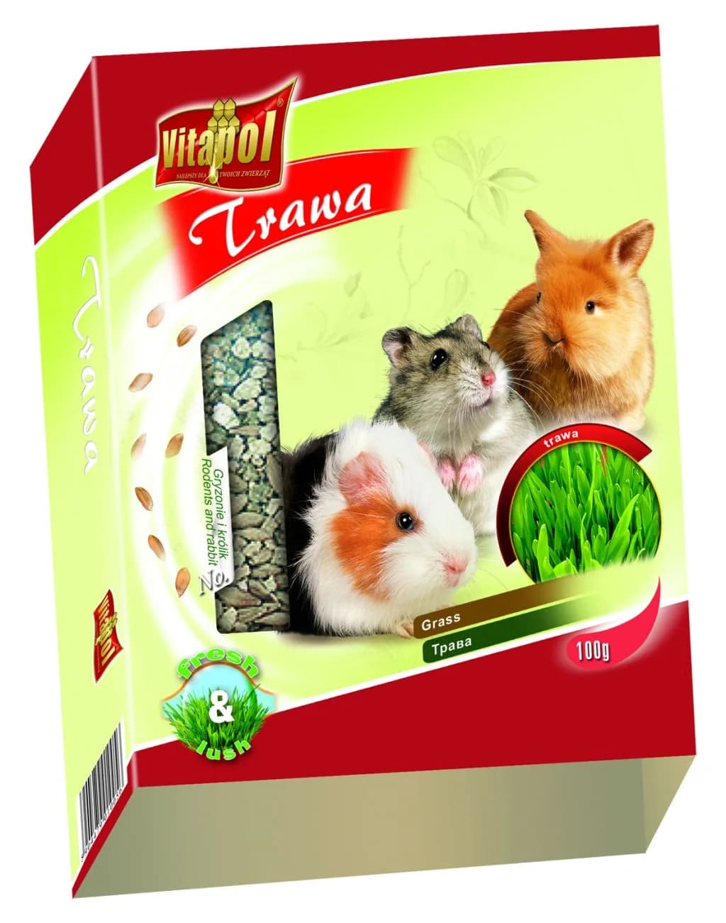 Vitapol Trawa dla gryzoni i królika w pojemniku 100 g
