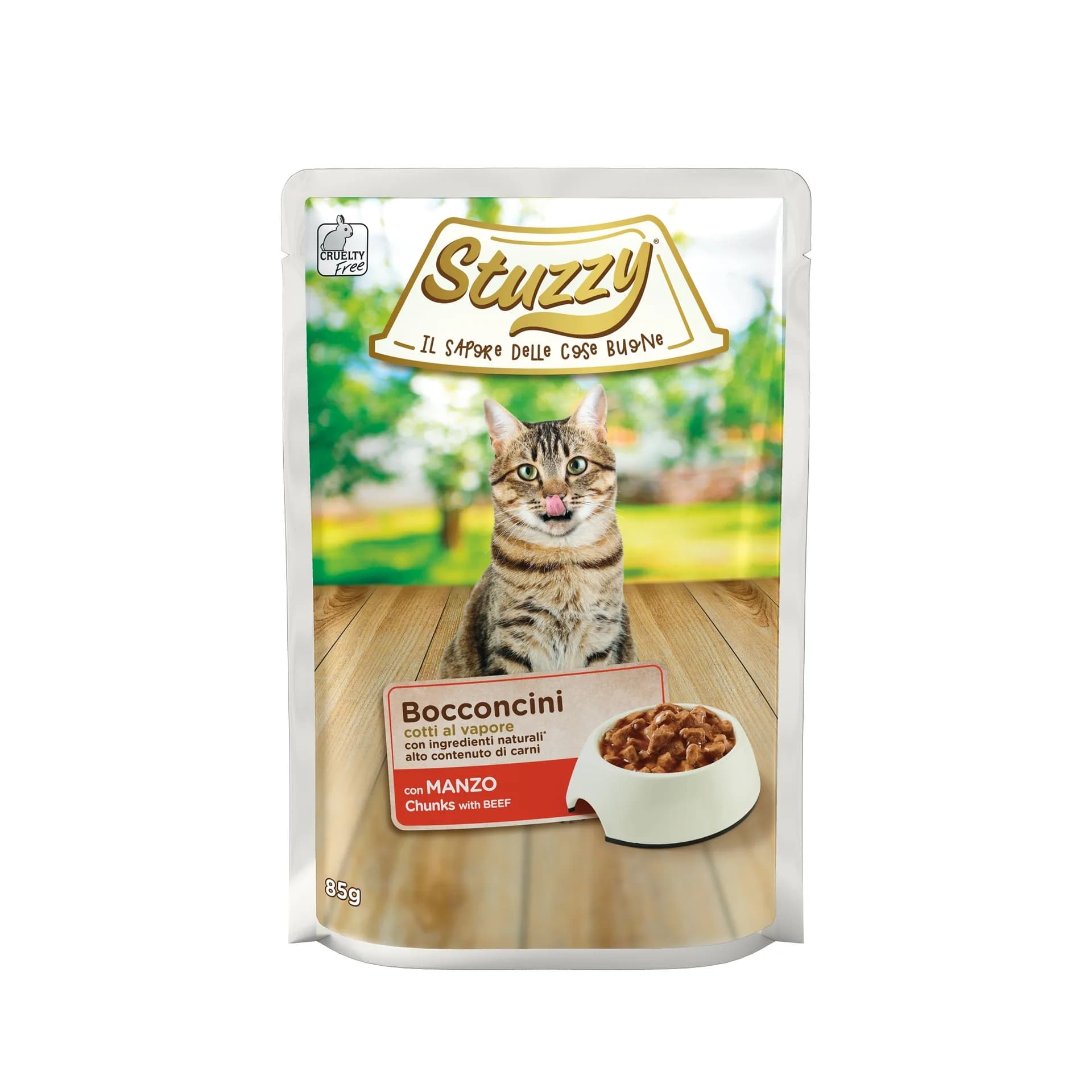 Stuzzy Bocconcini karma mokra dla kota o smaku wołowina w sosie 85 g