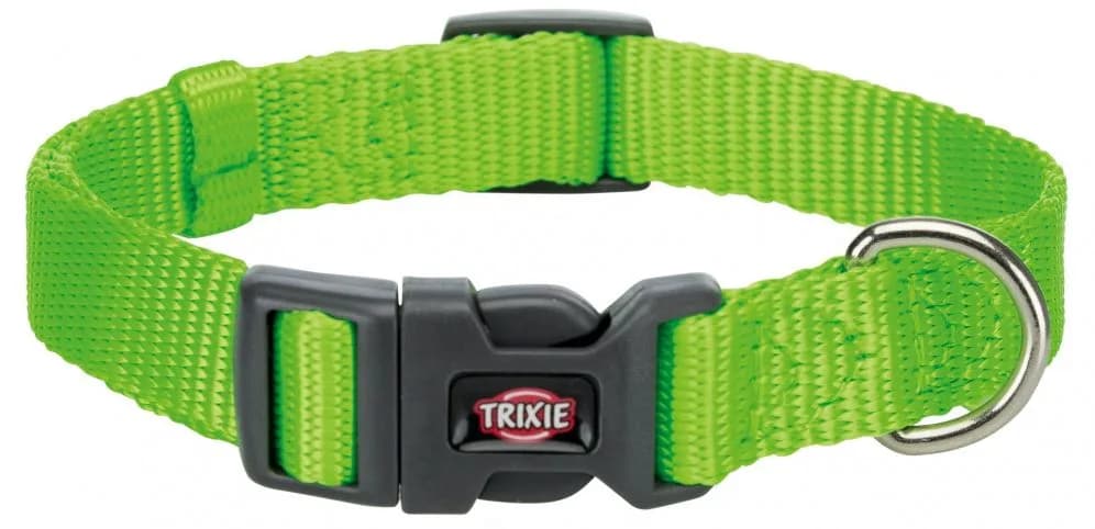 Trixie Obroża nylonowa PREMIUM dla psa - różne rozmiary i kolory 22-35 cm / jabłkowy