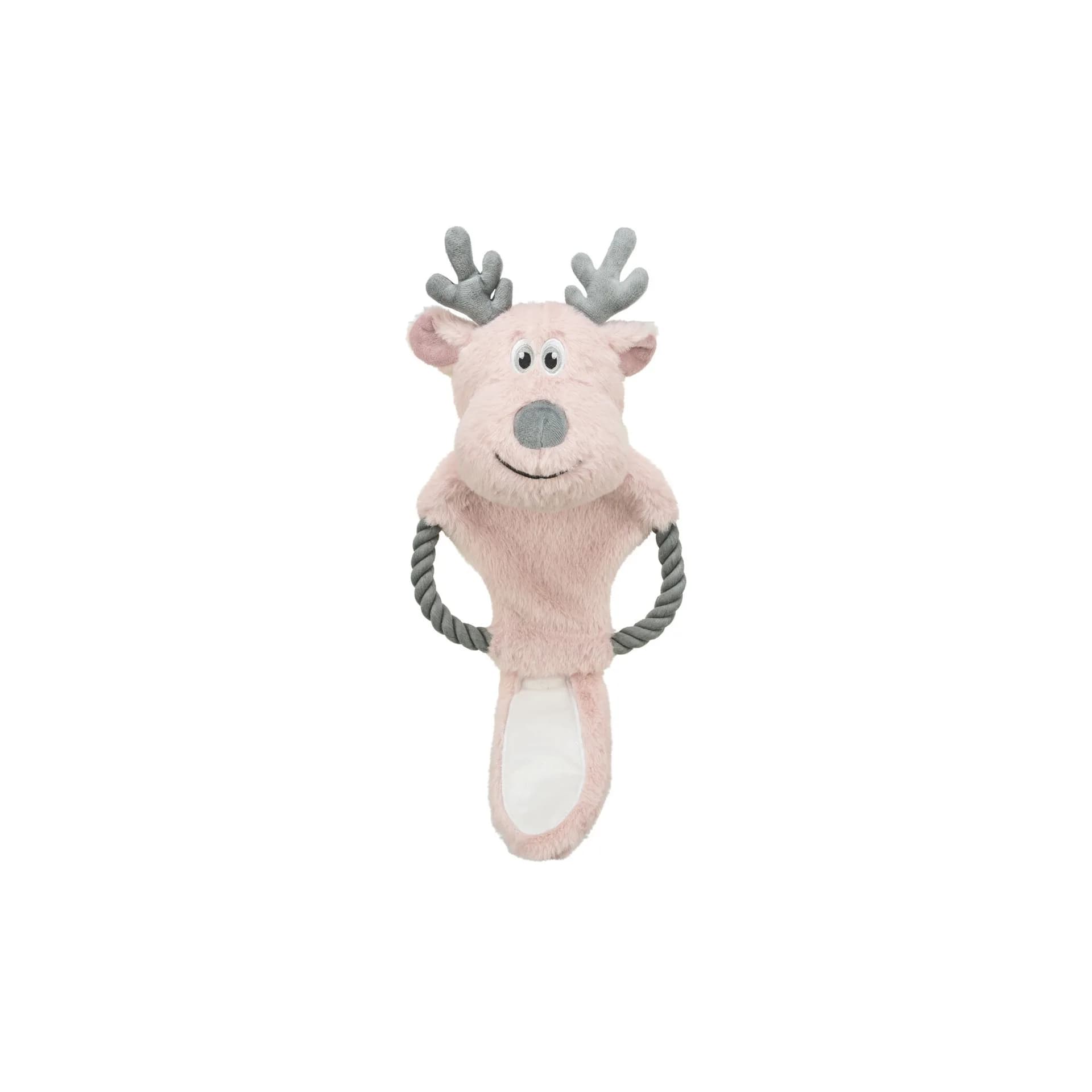 Trixie Xmas Renifer zabwaka plusz i bawełna dla psa 47 cm