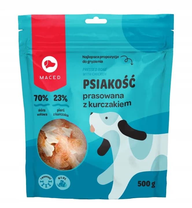 Maced Psiakość Prasowana z Kurczakiem 500 g