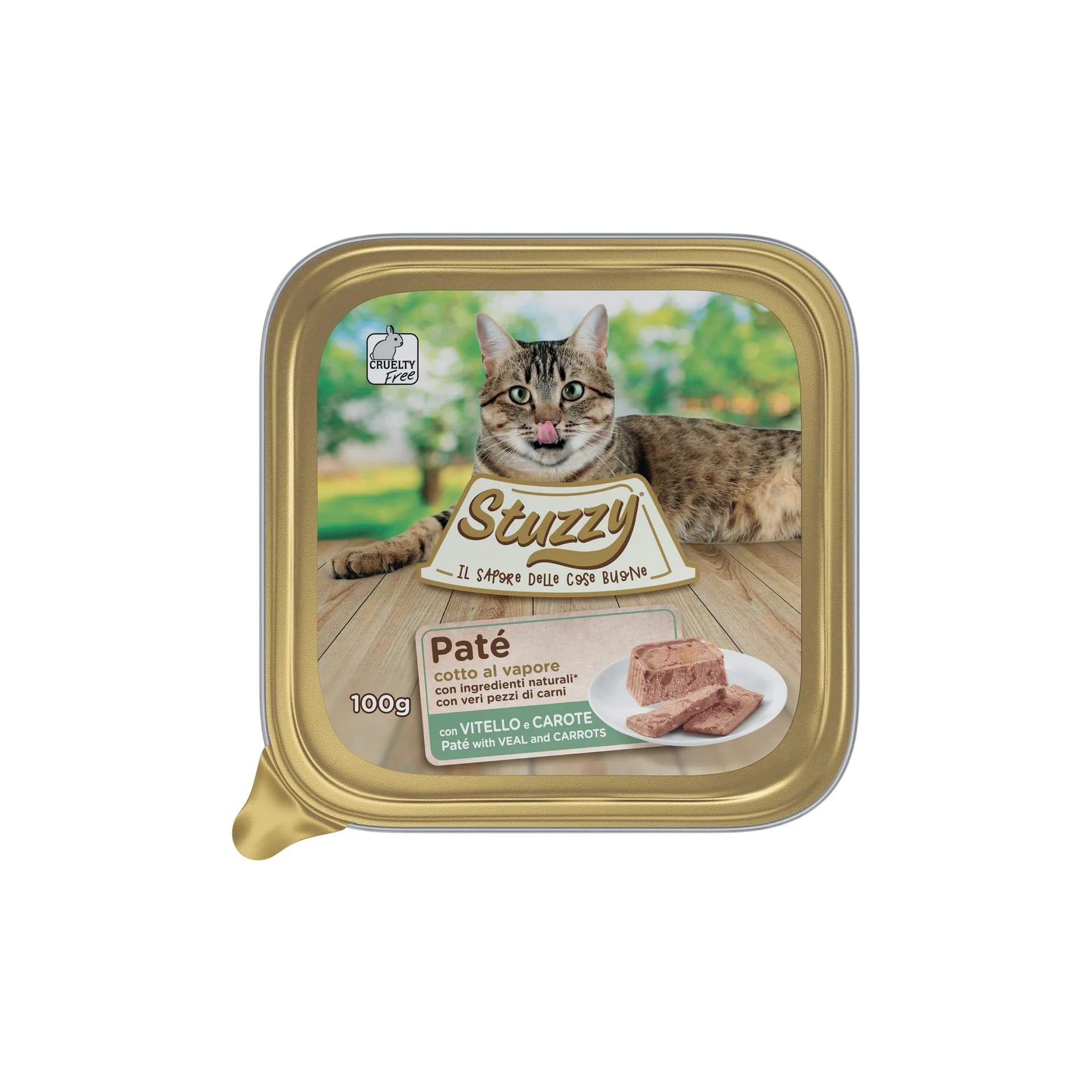 Stuzzy Pate karma mokra dla kota o smaku cielęcina z marchewką 100 g