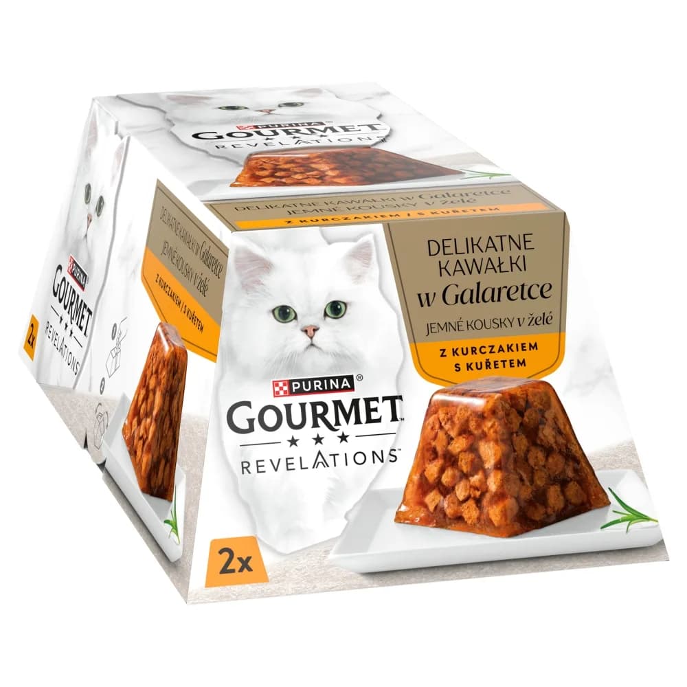Purina GOURMET REVELATIONS Kurczak w galaretce 2 × 57 g