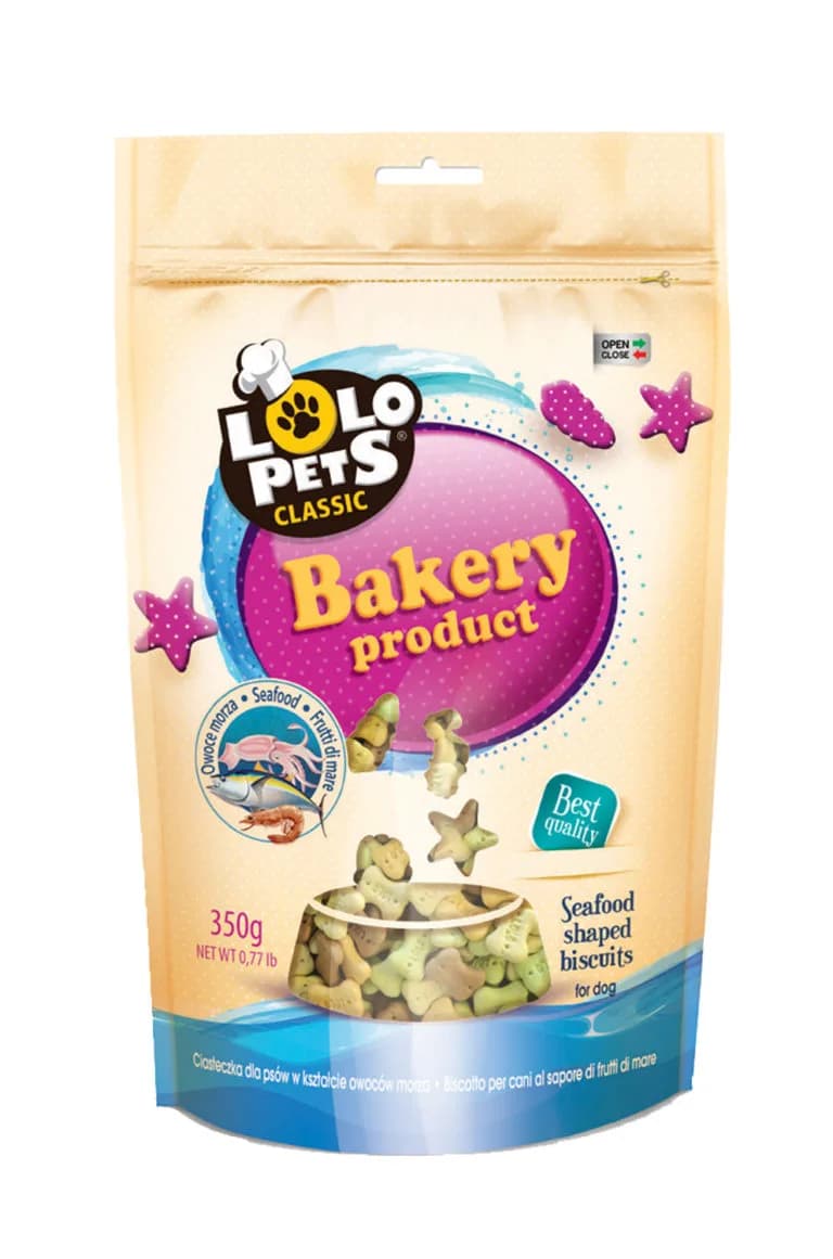 CIASTKA DLA PSA W FOLII DOYPACK 350 g różne smaki Łosoś