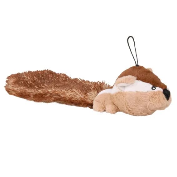 Pluszowa piszcząca wiewiórka z dużym ogonem - 30 cm