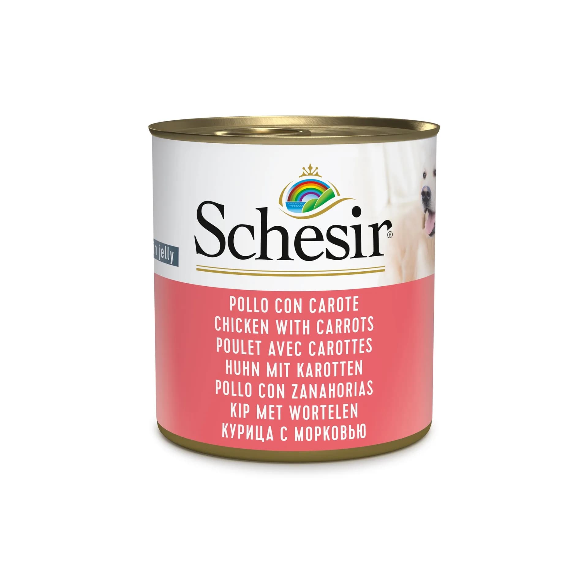 Schesir Complements karma mokra dla psa kurczak z marchewką w galarecie 285 g