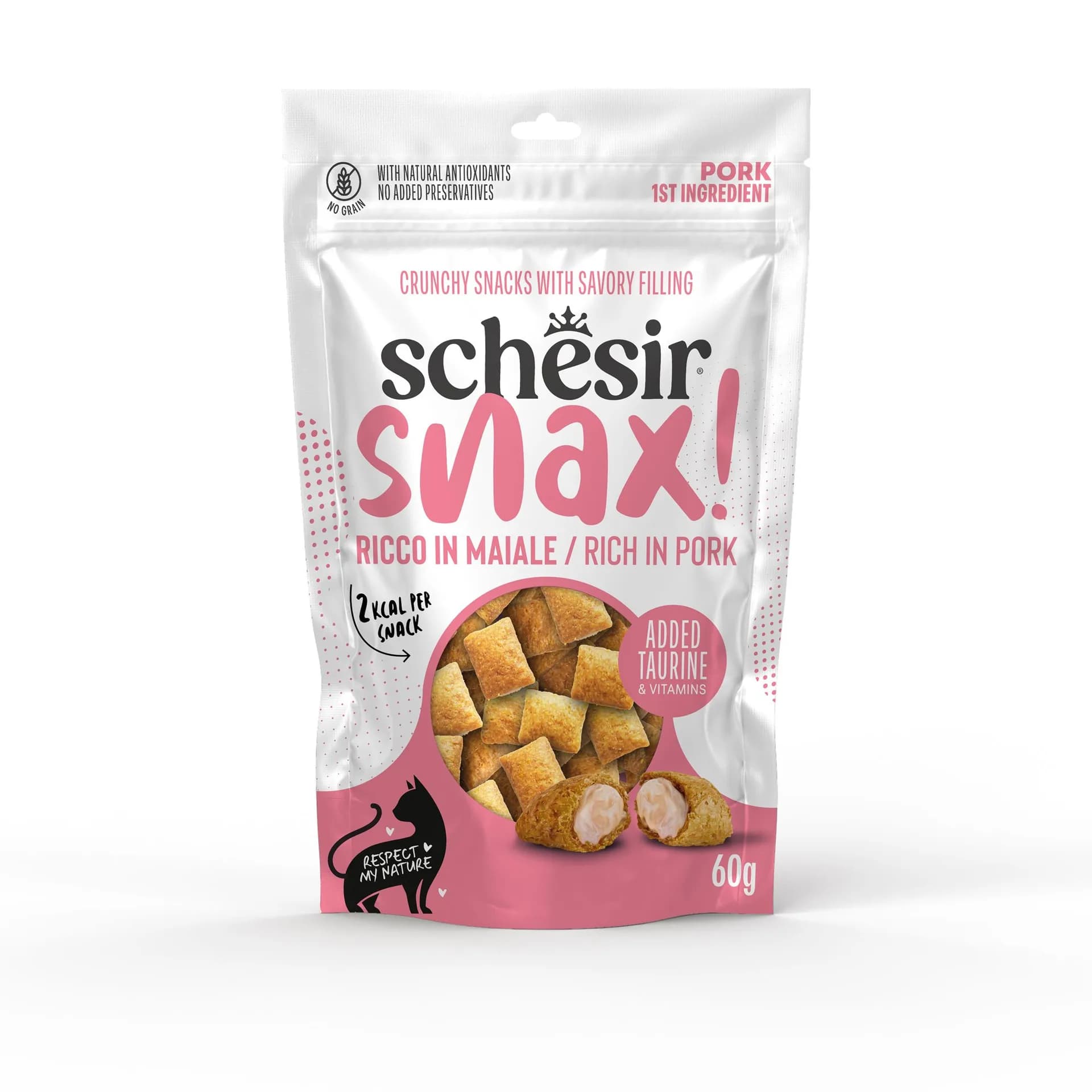 Snax przysmak z nadzieniem dla kota wieprzowina 60 g