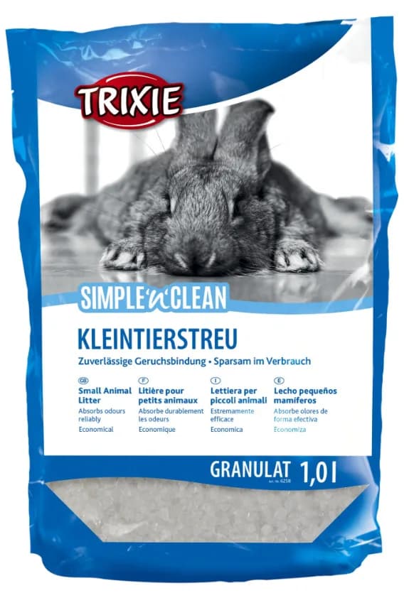 Żwirek silikonowy dla gryzoni neutralizujący brzydkie zapachy
