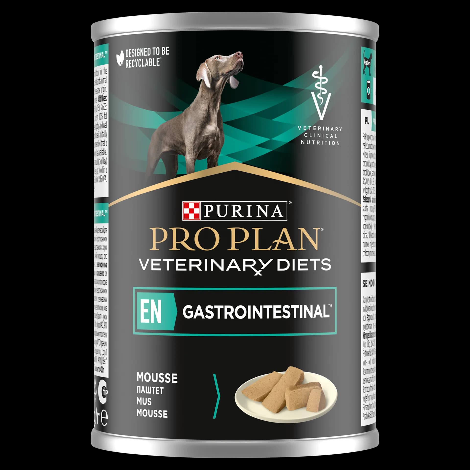 Purina Pro Plan Veterinary Diets Canine EN Gastrointestinal karma mokra z wieprzowiną i drobiem dla dorosłych psów 400 g