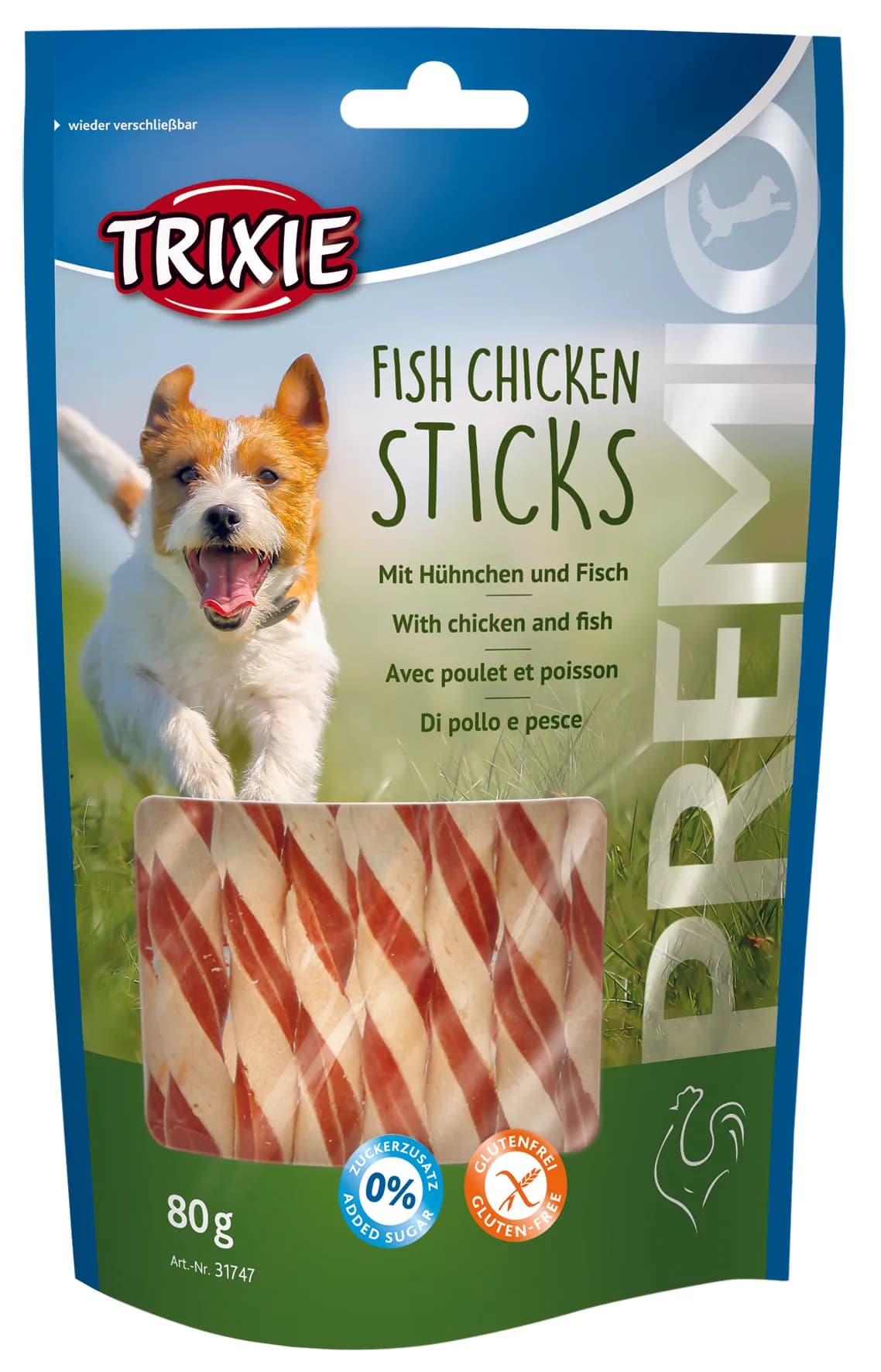 Trixie Pałeczki kurczak/ryba PREMIO - 80 g