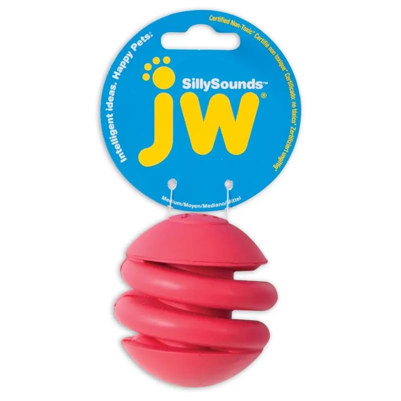 JW Pet Silly Sounds Spring Ball - różne rozmiary L