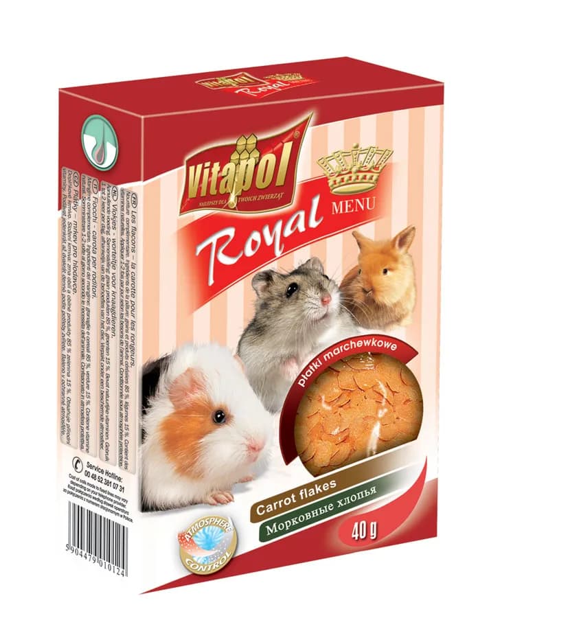 Vitapol MENU Płatki marchewkowe 40 g