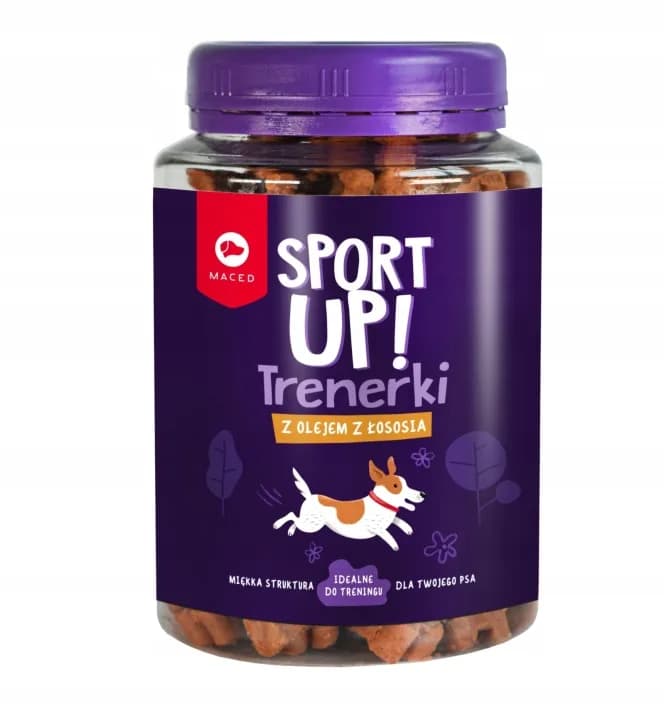 Przysmaki Treningowe Maced SPORT UP! Trenerki z Olejem z Łososia 300 g