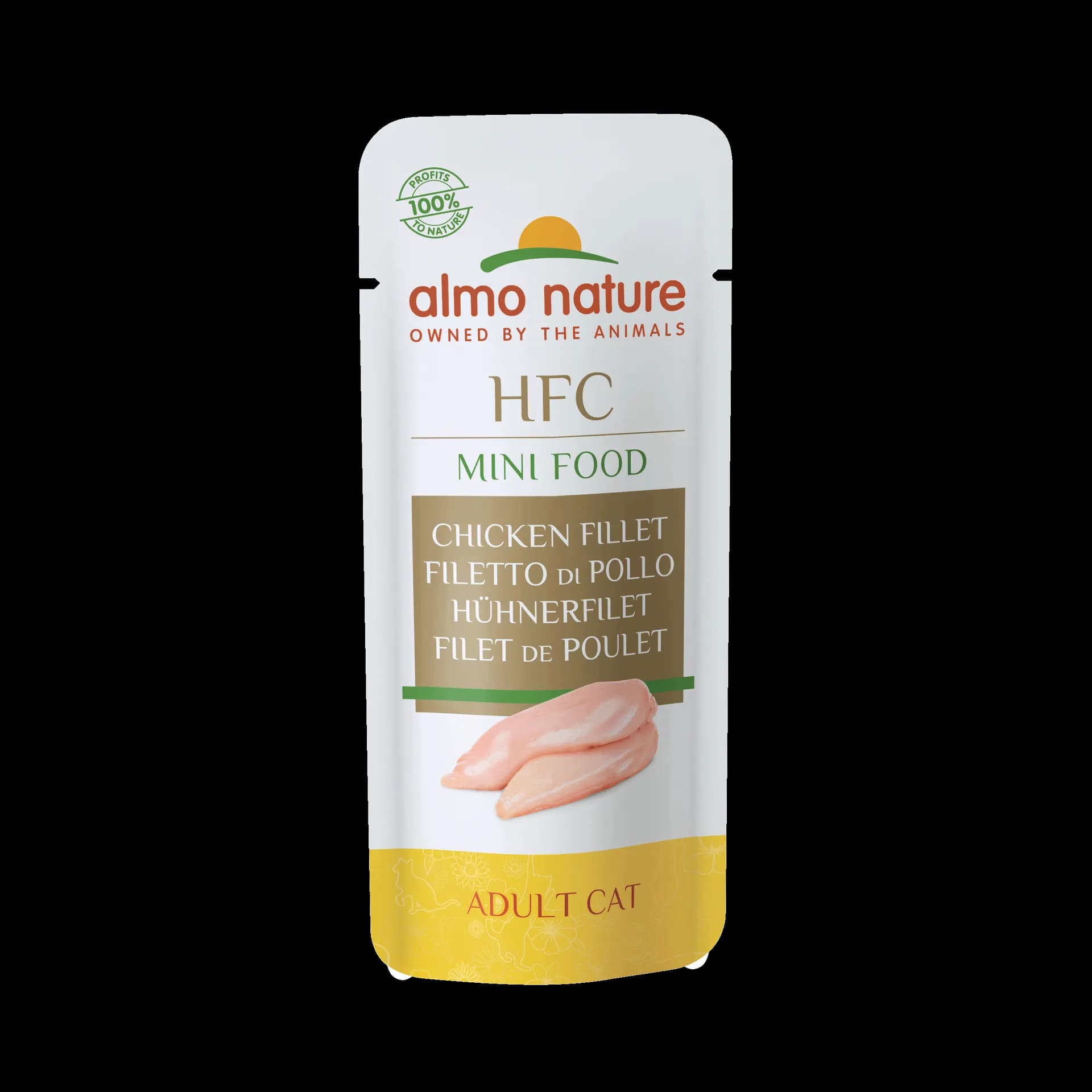 Almo Nature HFC Mini Food Chicken Fillet przysmak z filetem z kurczaka dla kotów 3 g
