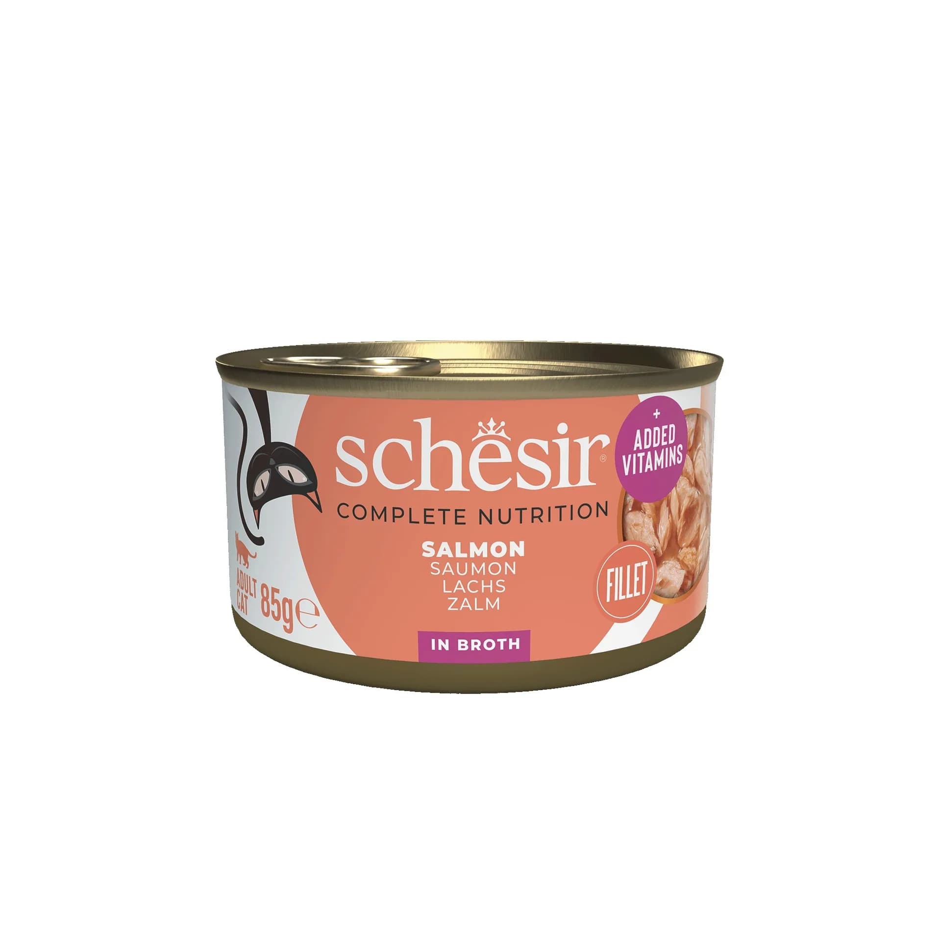 Schesir C&B mokra karma dla kota łosoś w naturalnym bulionie 85 g