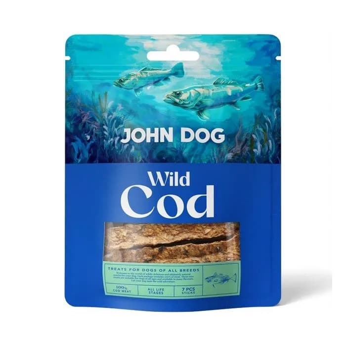 John Dog Wild Fish Cod przysmak ze dorszem dla psa 7 szt