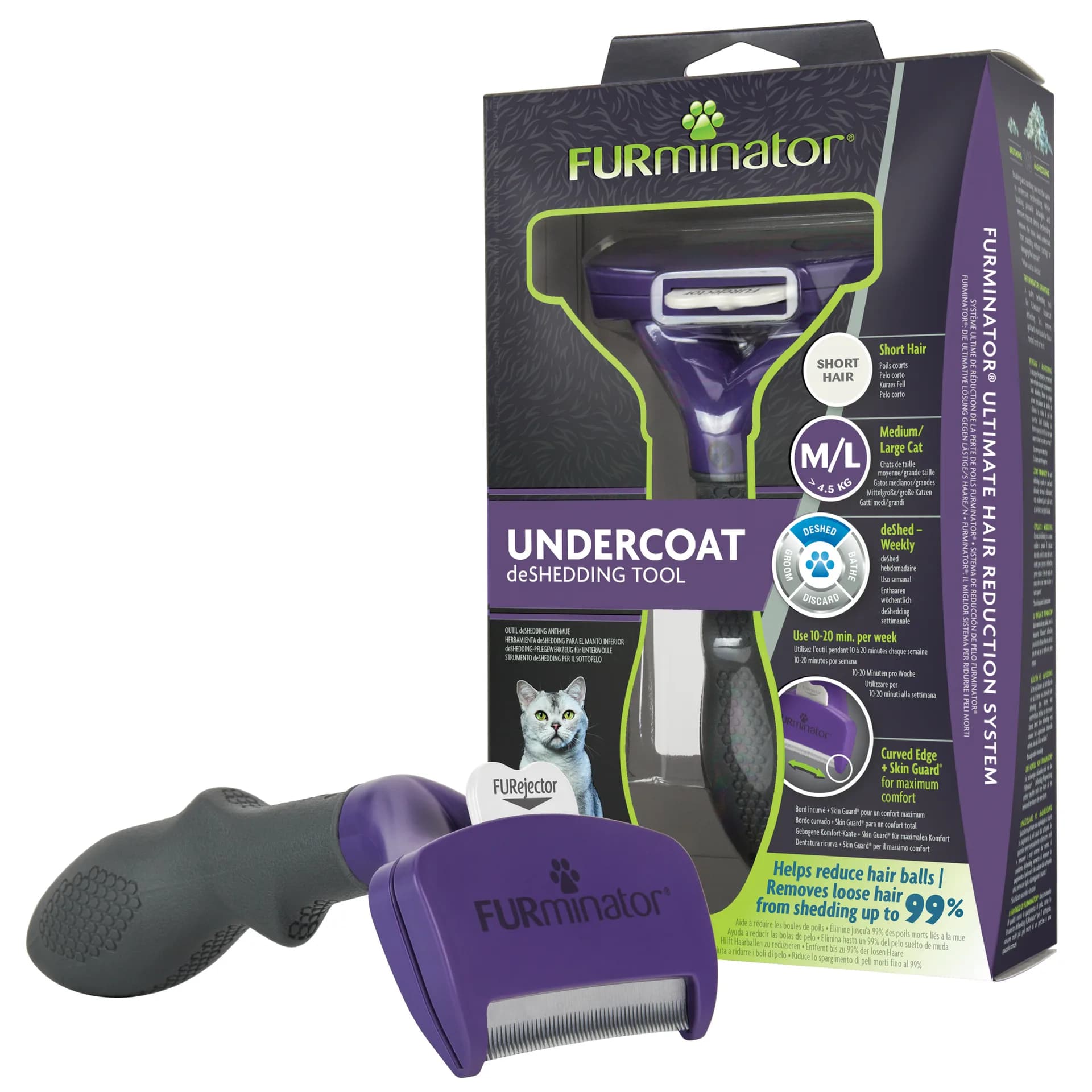 FURminator dla kotów krótkowłosych