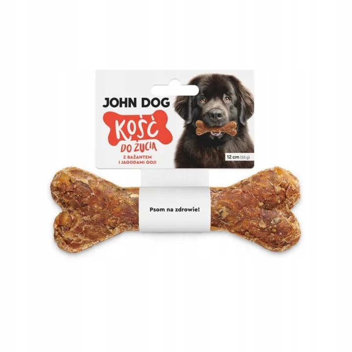 Kość do żucia z bażantem i jagodami goji 12 cm 1 szt