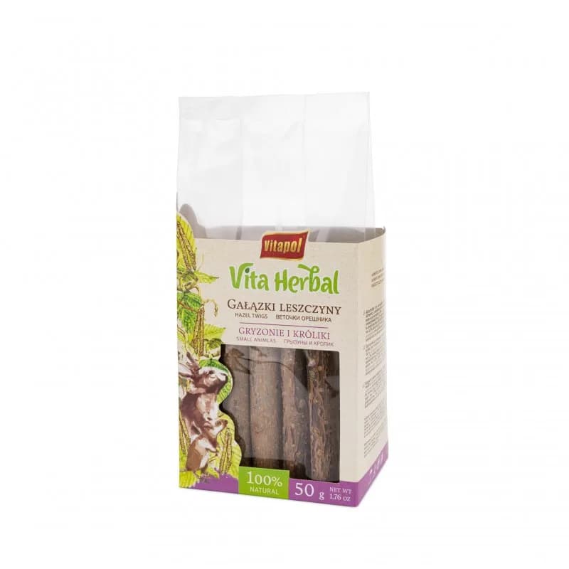 Vitapol Herbal gałązki leszczyny dla gryzoni i królika 50g