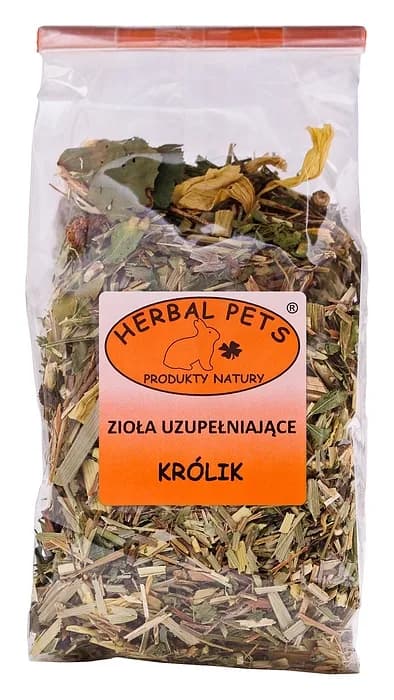 Zioła uzupełniające 100g - uzupełniająca karma dla królików Herbal Pets