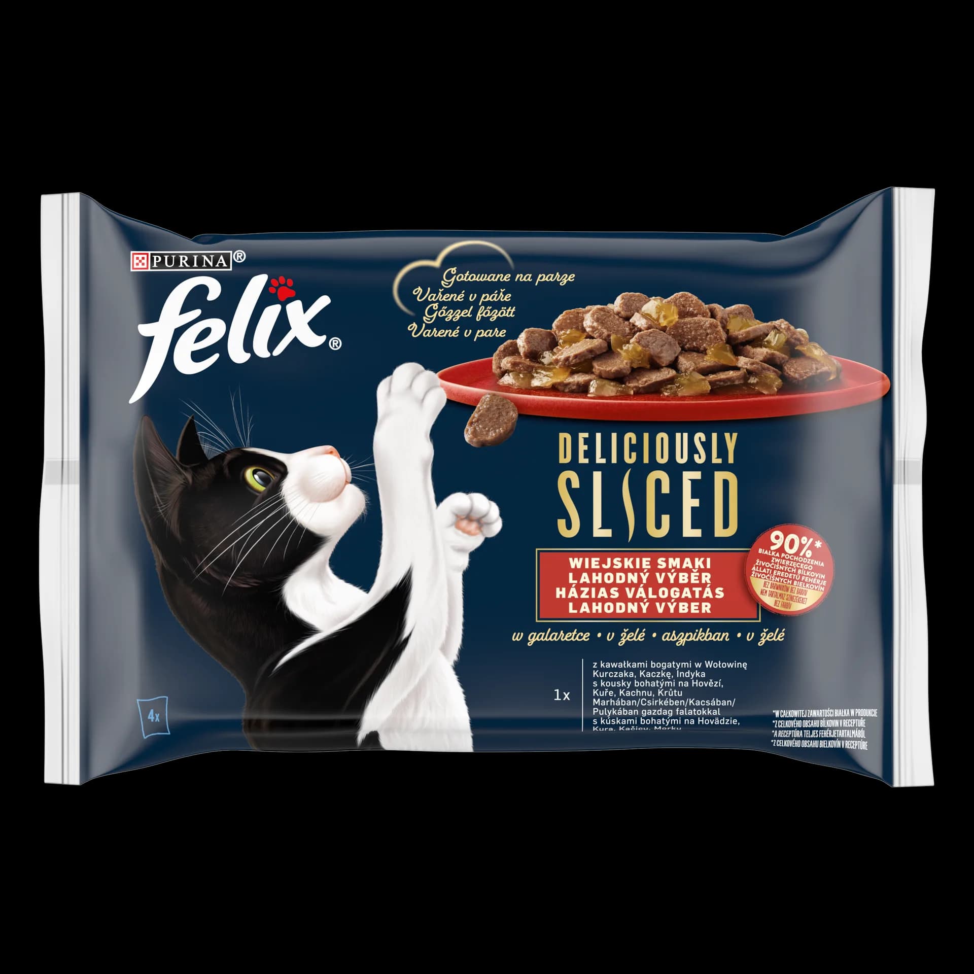 FELIX DELICIOUSLY SLICED Wiejskie smaki (4 × 80 g)