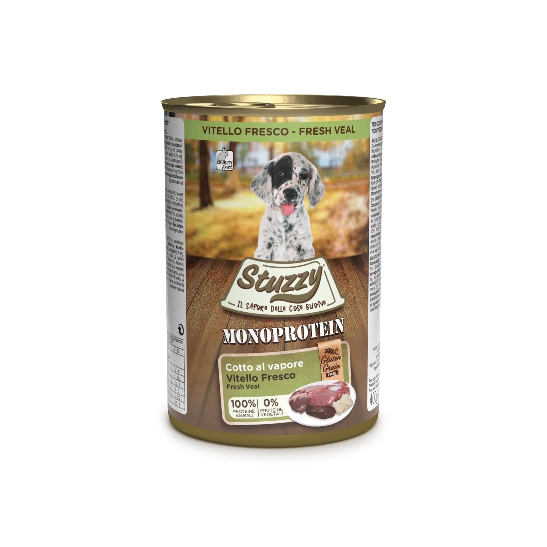 Stuzzy Monoprotein karma mokra dla szczeniąt świeża cielęcina pasztet 400 g