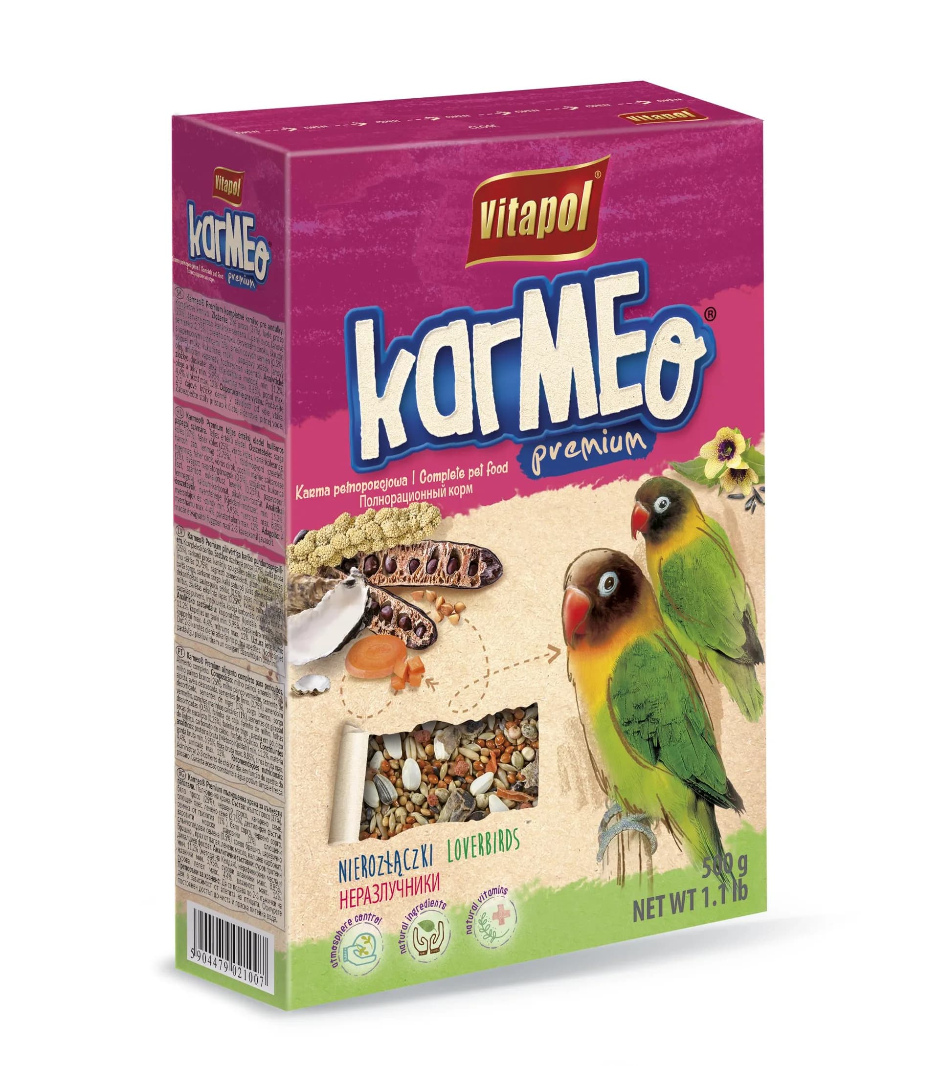 Vitapol Karma pełnoporcjowa dla nierozłączek 500 g