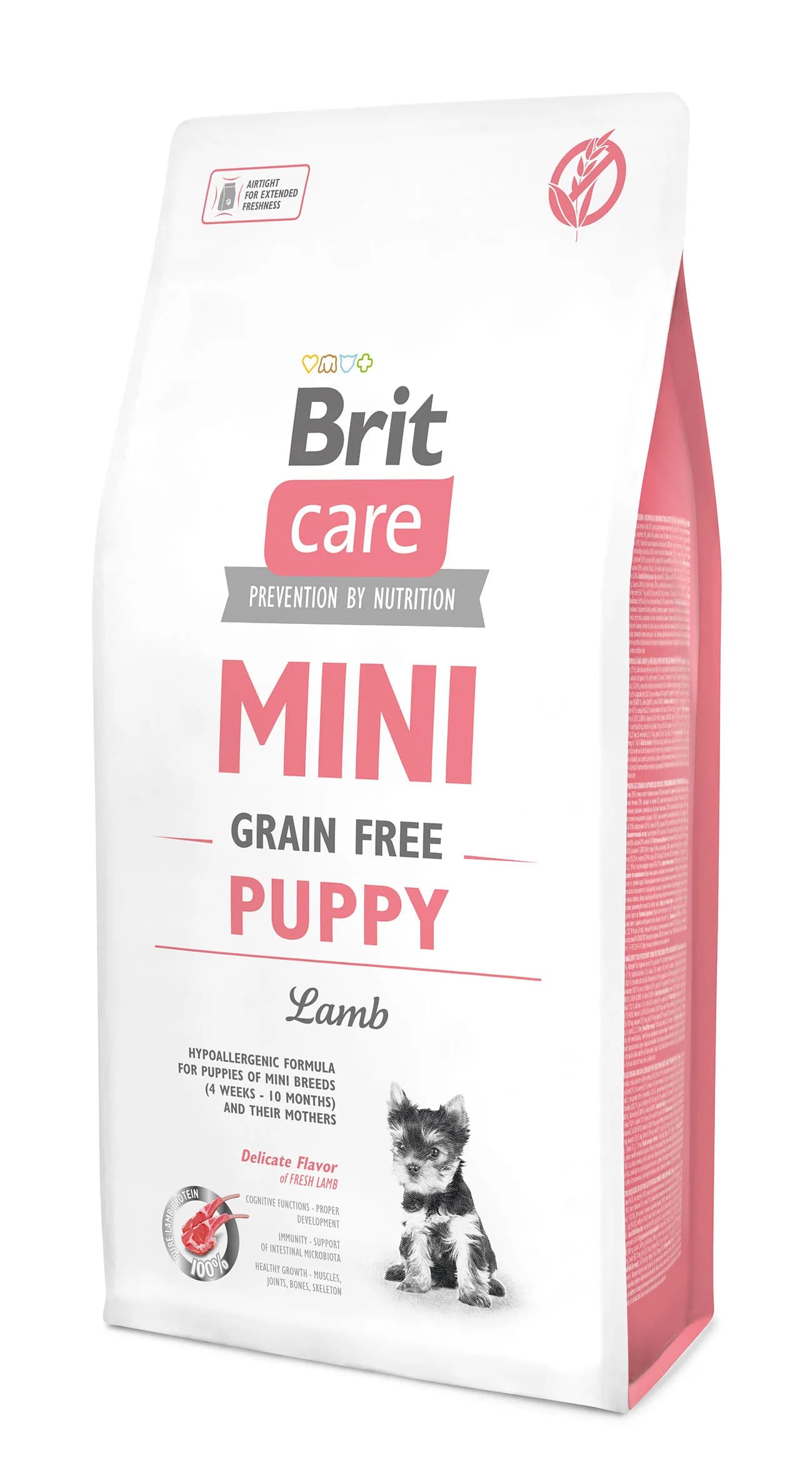 Brit Care Dog MINI Grain Free Puppy Lamb sucha karma dla szczeniąt małych ras psów z jagnięciną