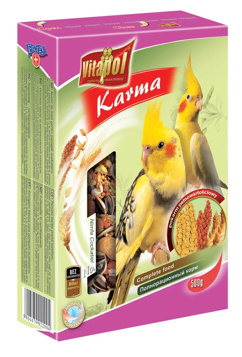 Vitapol Karma pełnoporcjowa dla nimfy - różna waga 500 g