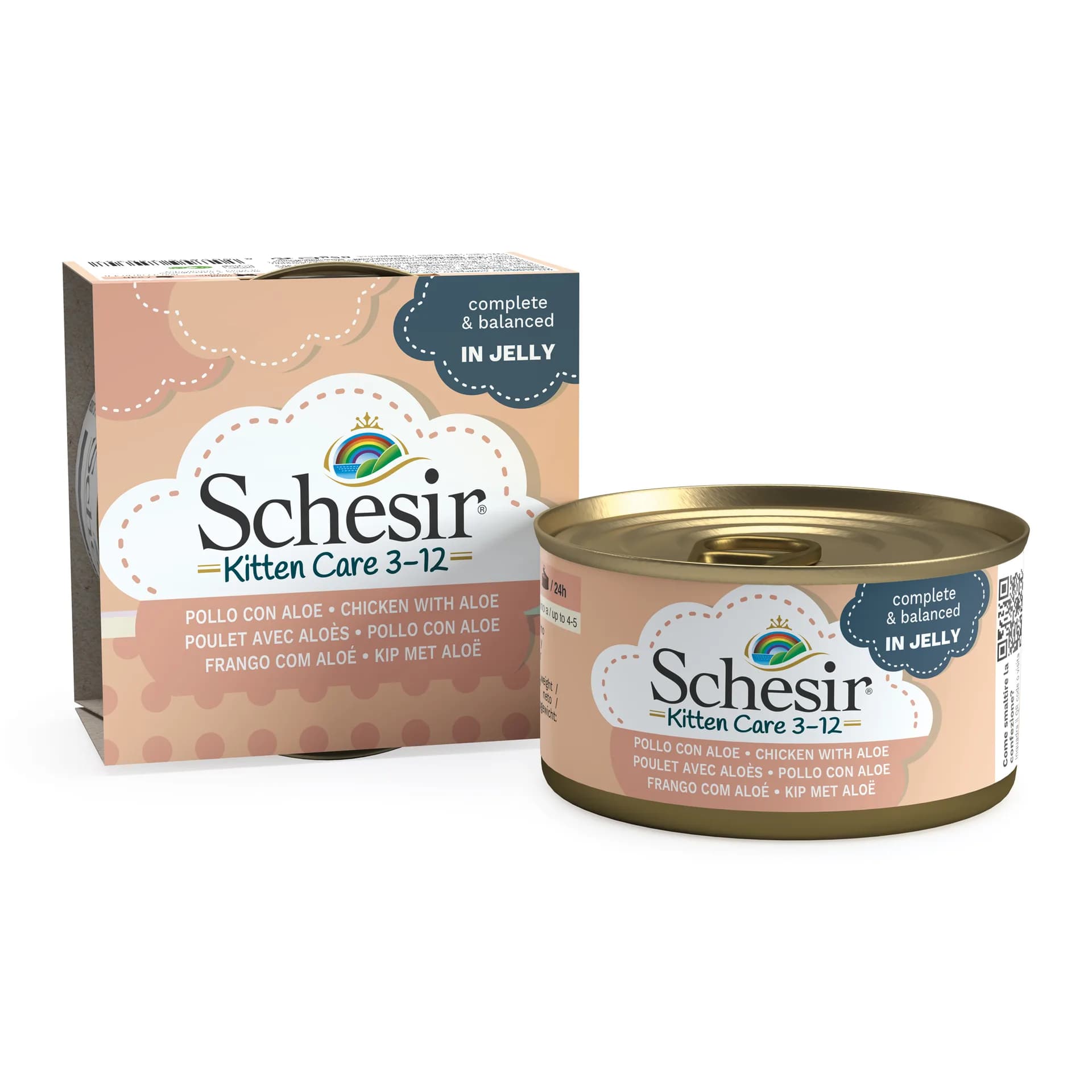 Kitten Care 3-12 karma mokra dla kociąt kurczak z aloesem 85 g