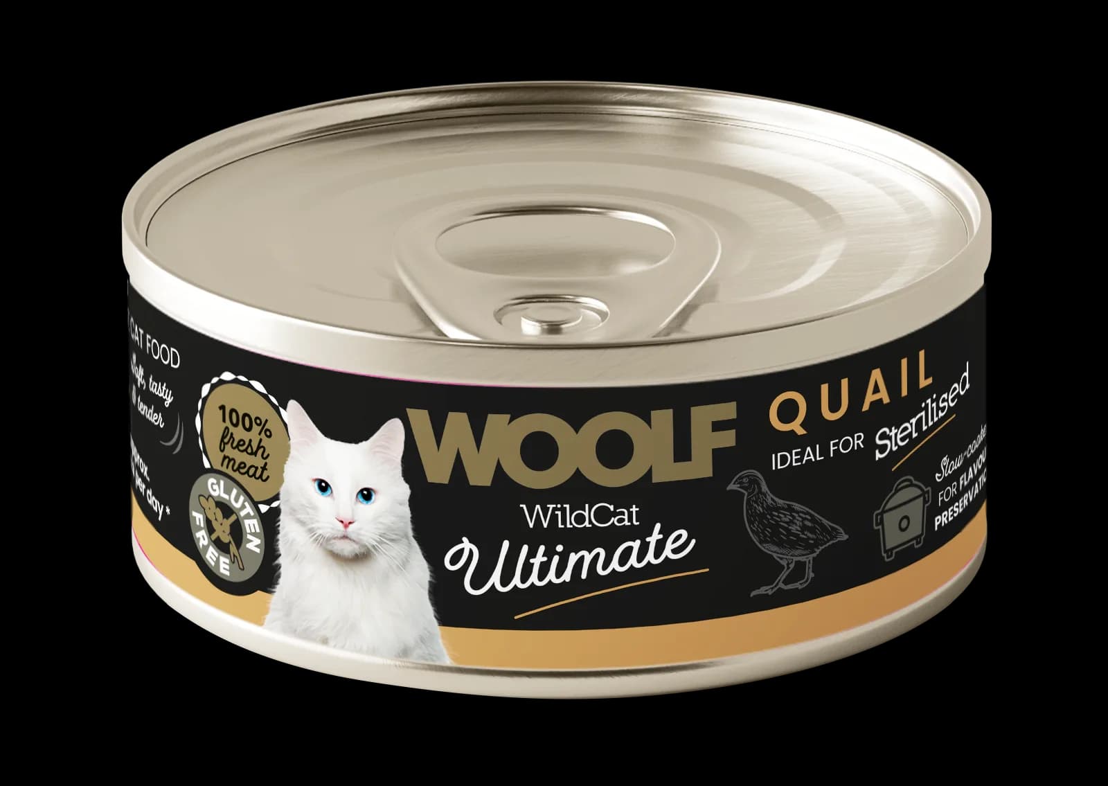 WOOLF ULTIMATE TURKEY FOR ADULT CATS Karma Wilgotna z Indykiem dla Kotów Dorosłych 85 g