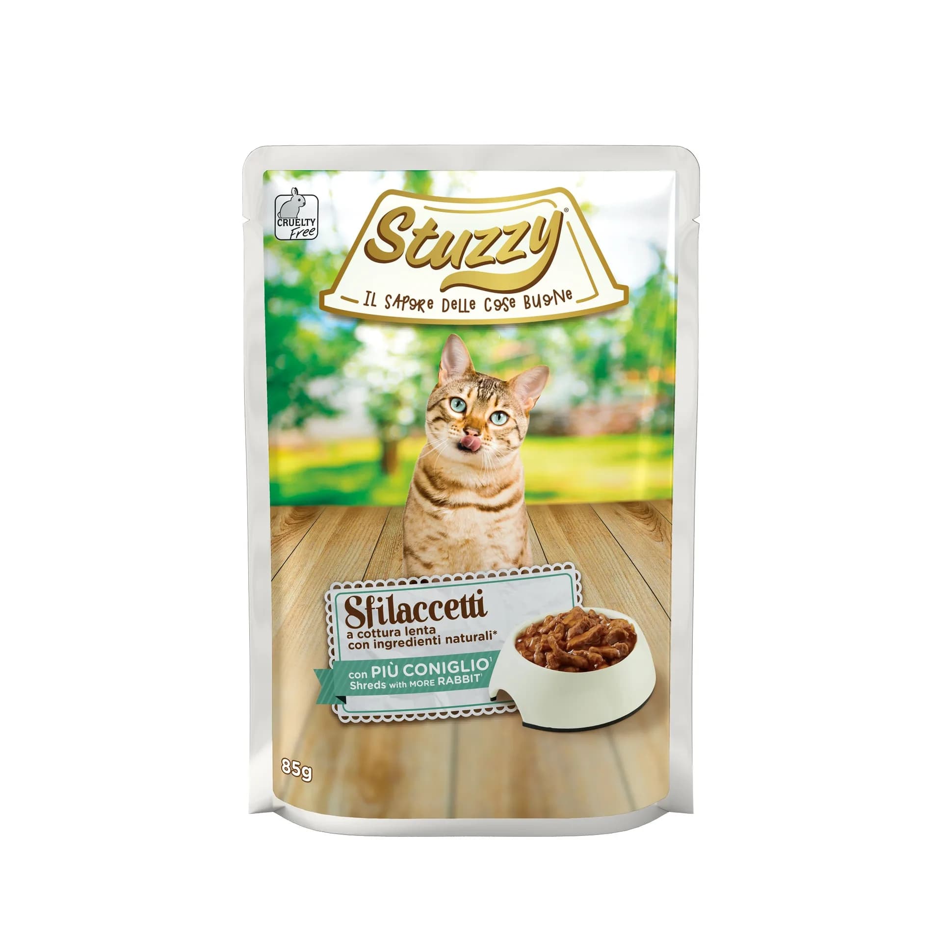 Stuzzy Sfilaccetti karma mokra dla kota o smaku królika 85 g