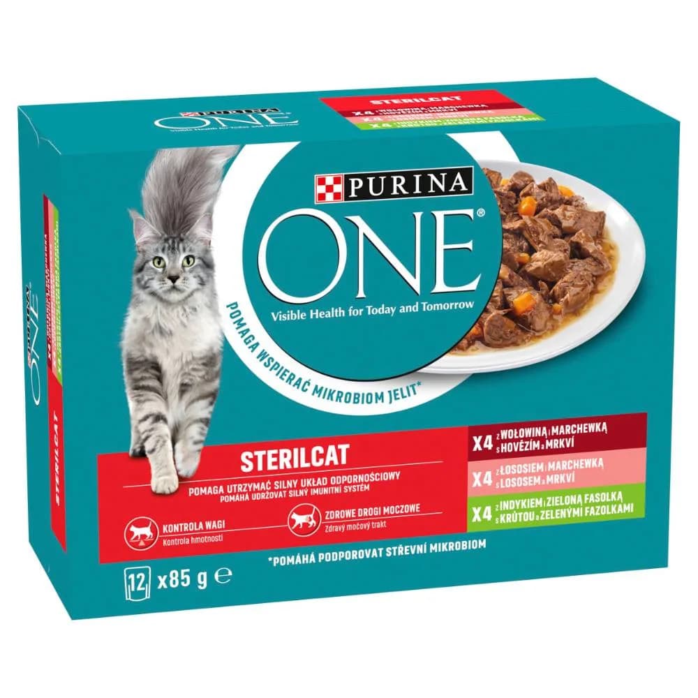PURINA ONE Sterilcat Mokra karma  12 × 85 g