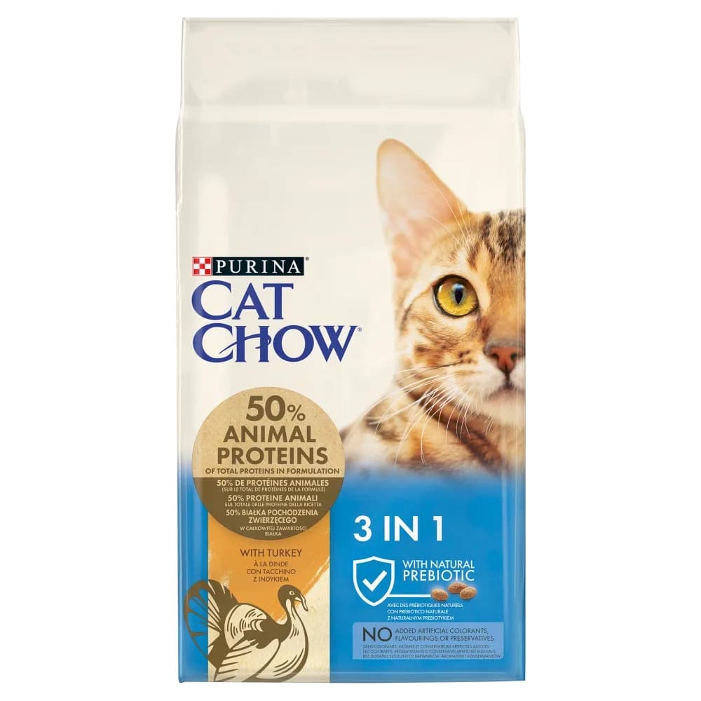 Purina Cat Chow Special Care 3w1 z indykiem karma sucha dla kota