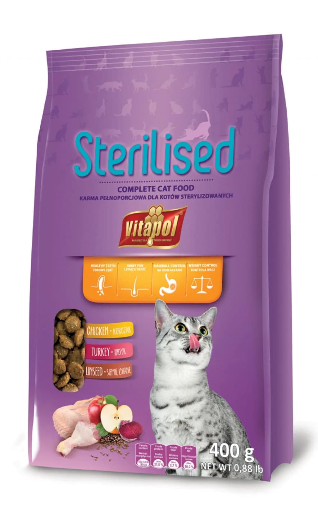 Vitapol Karma dla kotów po sterylizacji STERILISED  400 g