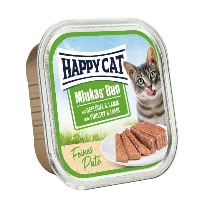 Minkas duo, deserówka pasztet, dla kota, kurczak i jagnięcina, 100 g