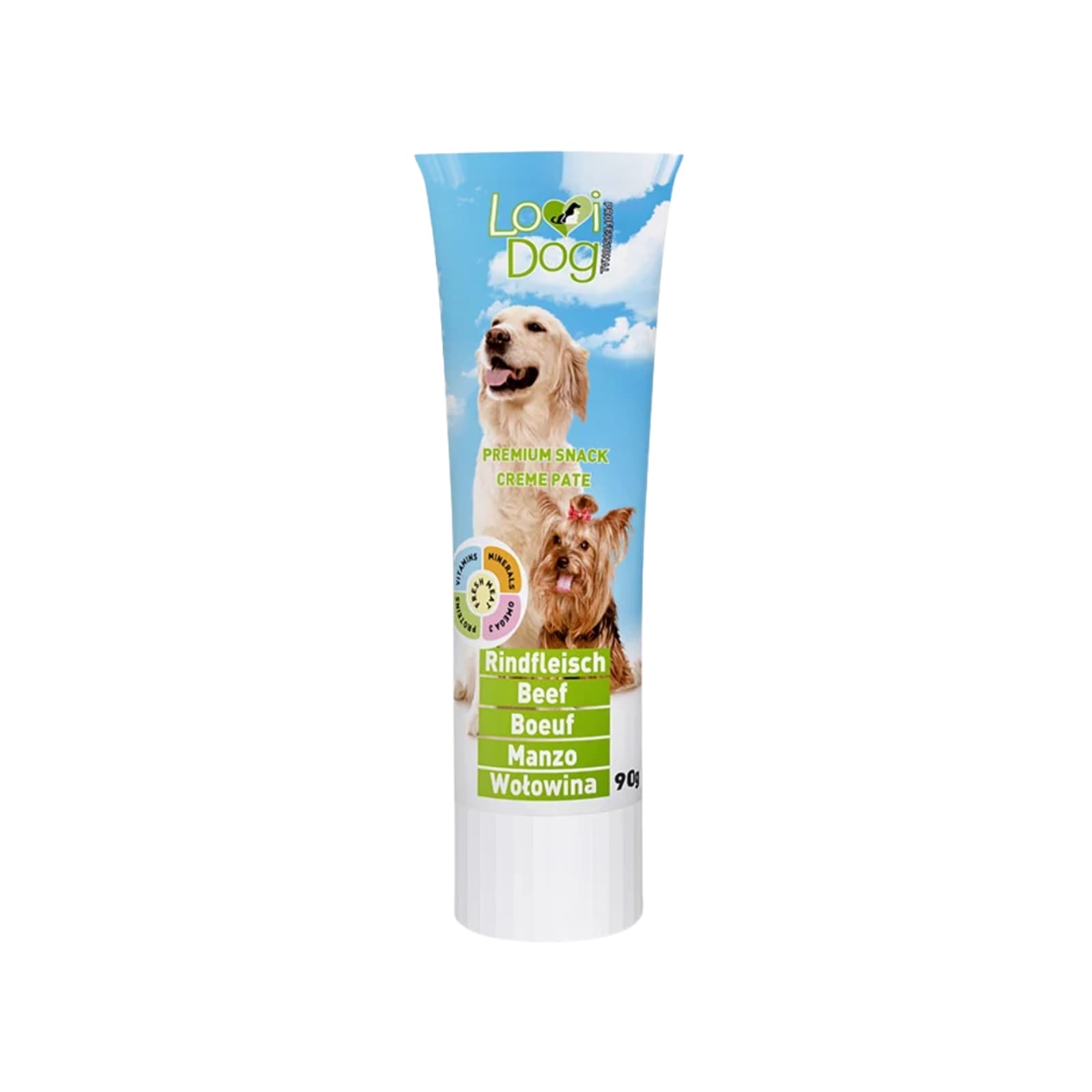 Lovi Dog tubka SMAKOŁYKI WOŁOWINA 90 g