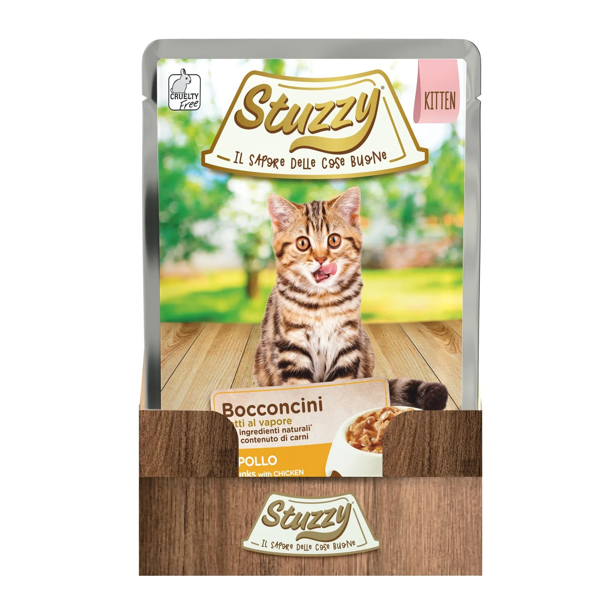 Stuzzy Bocconcini karma mokra dla kociąt o smaku indyk w sosie 85 g