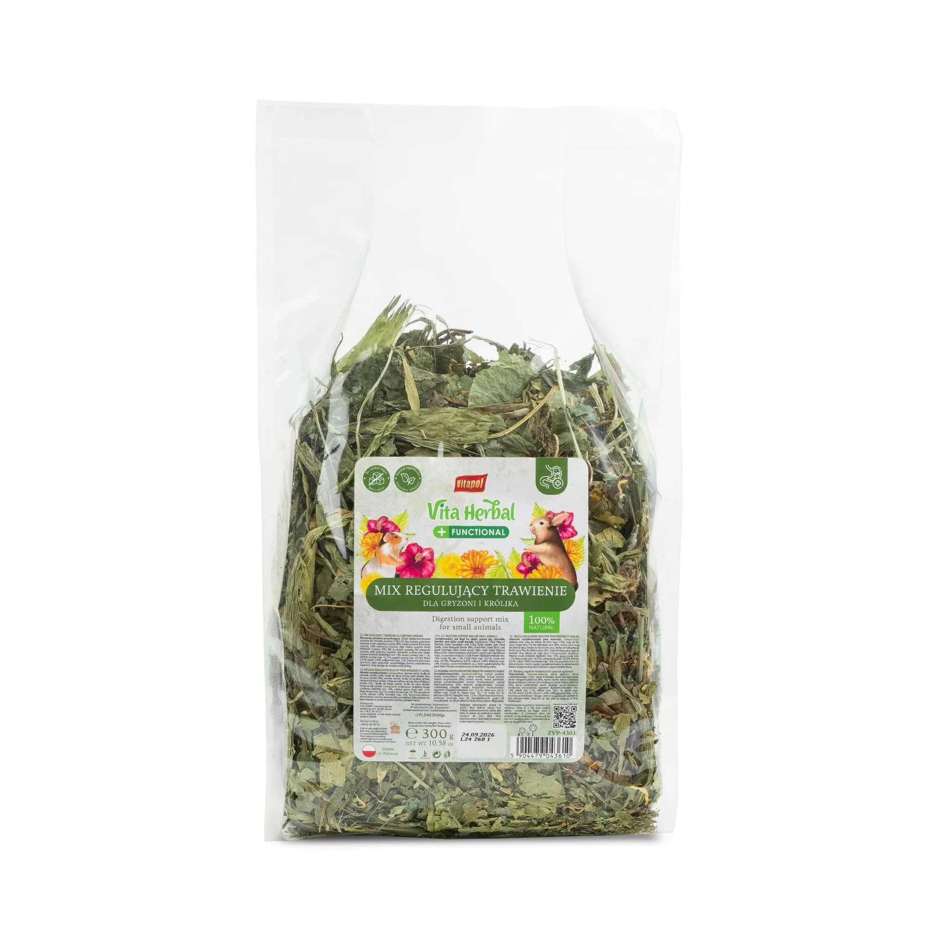 Vita Herbal Functional mix regulujące trawienie dla gryzoni i królika, 300 g