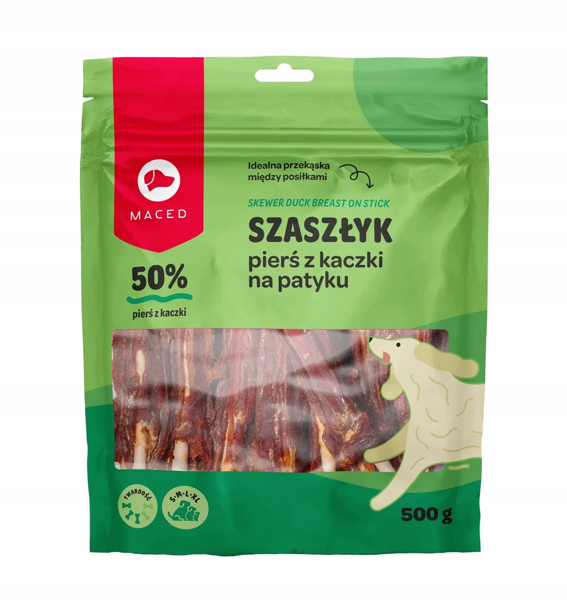 Maced Pierś z Kaczki na Patyku Przysmak dla Psa 500 g
