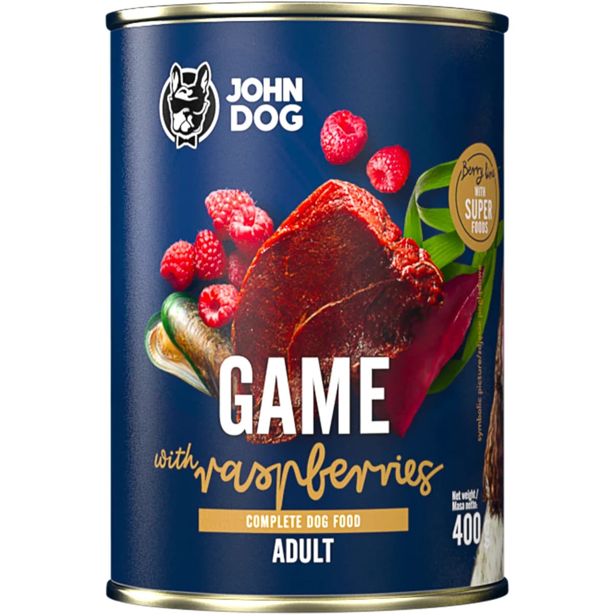 John Dog BERRY ADULT dziczyzna z malinami
