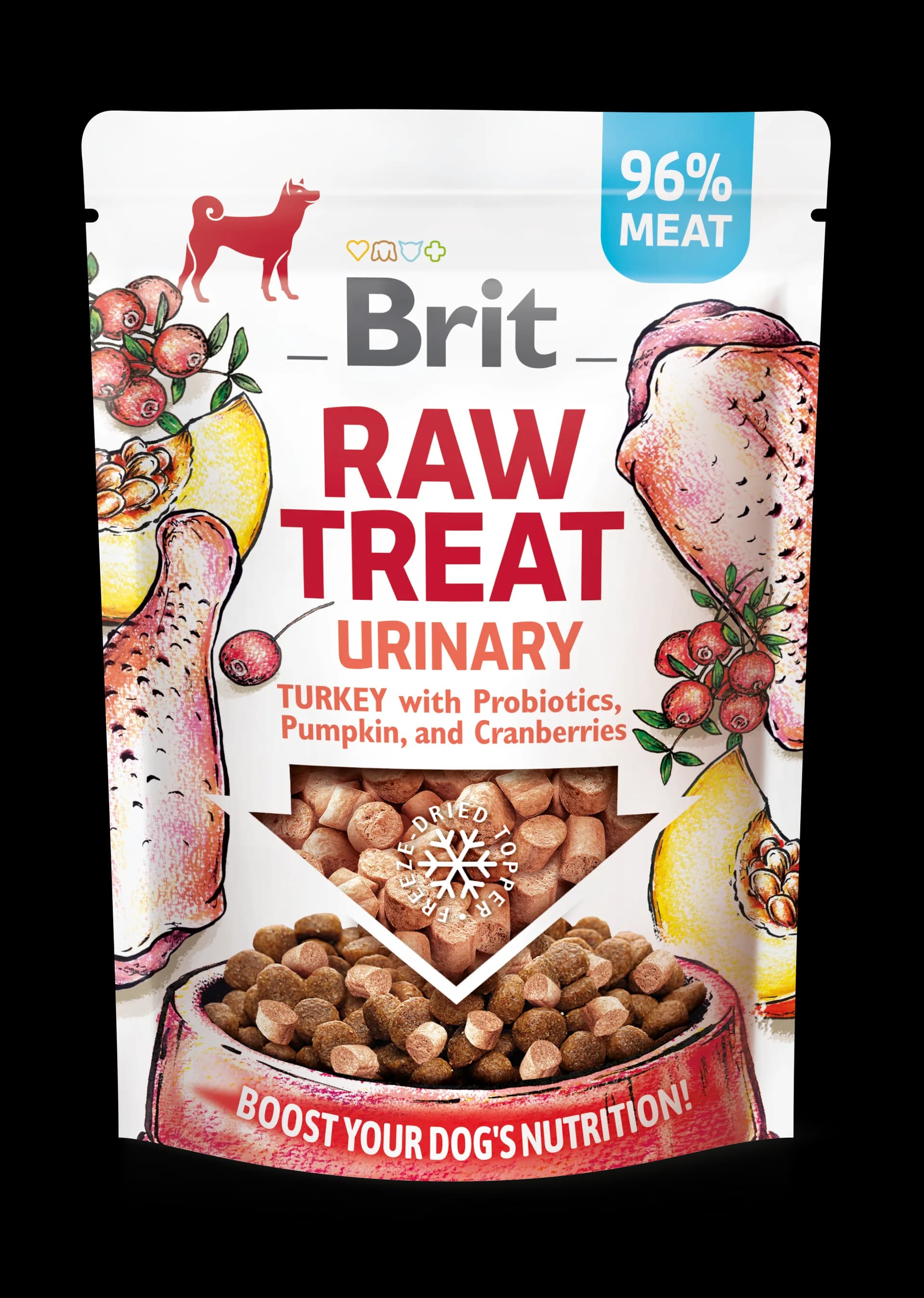 Brit Raw Treat Urinary Turkey with Pumpkin przysmak dla psów 40 g
