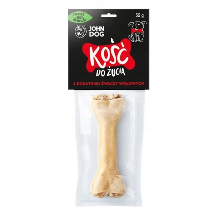 SMAKOŁYKI John Dog Kość do żucia ze żwaczem wołowym 12 cm / 1 szt