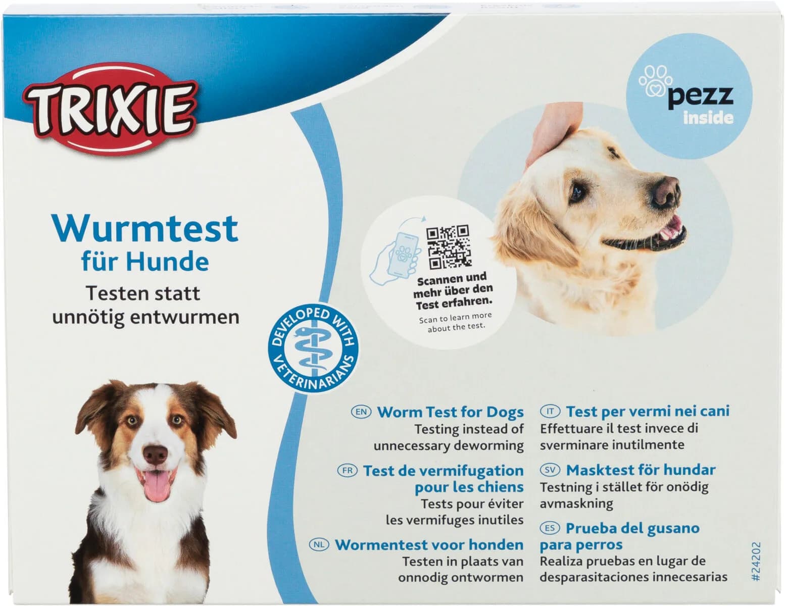 Trixie Test na robaki, dla psa, 19,5 × 15 × 2 cm